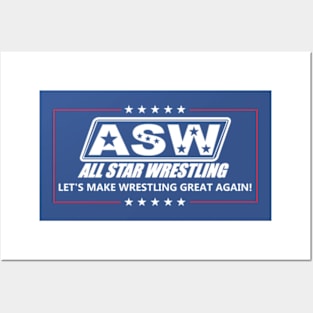 ASW Let's Make Wrestling Great Again Posters and Art